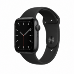 Smartwatch بسوار أسود رياضي